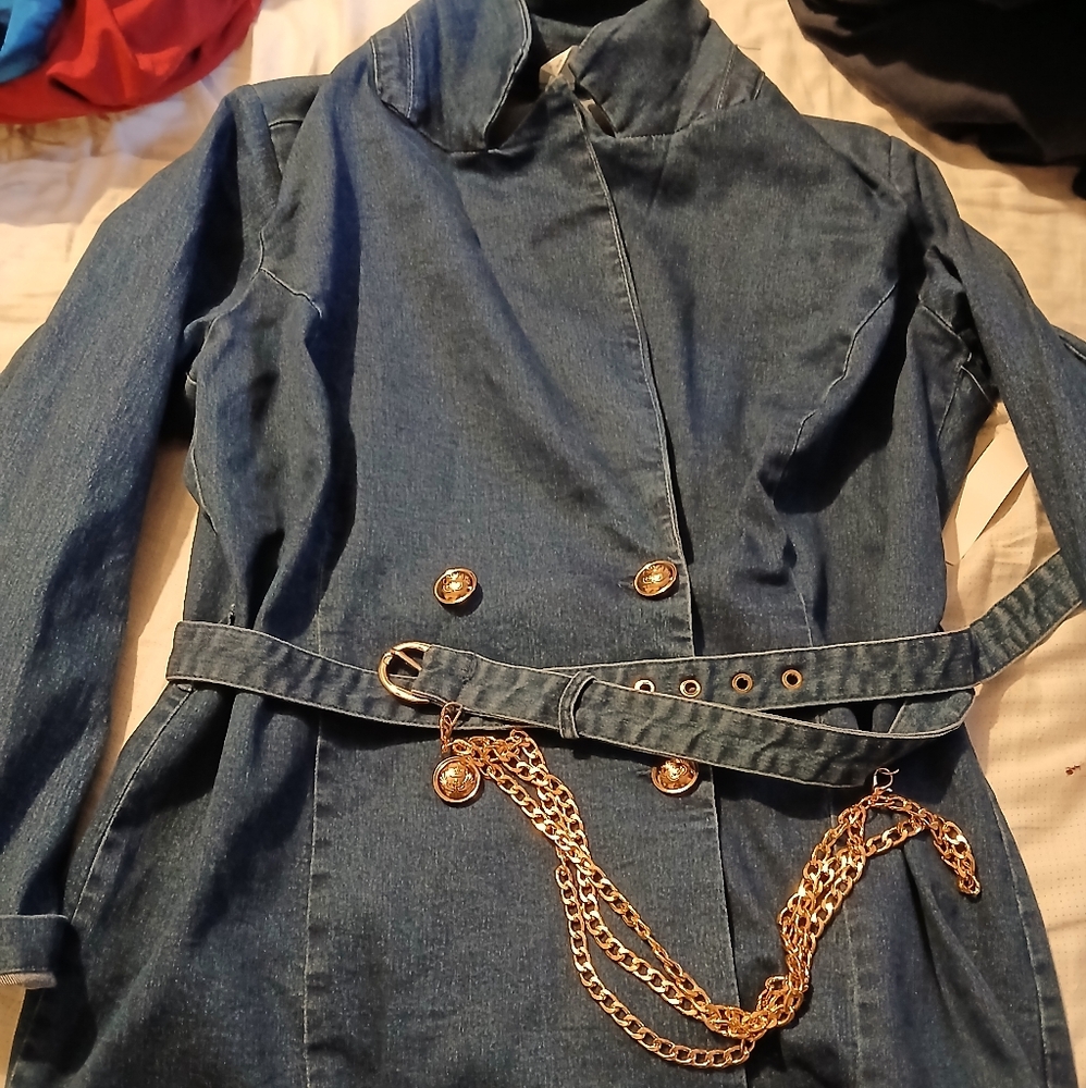 Denim blazer